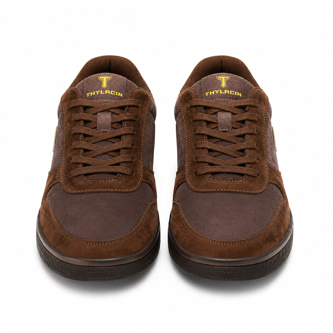 Shadow Lynx — Cognac Brown & Slate Grey