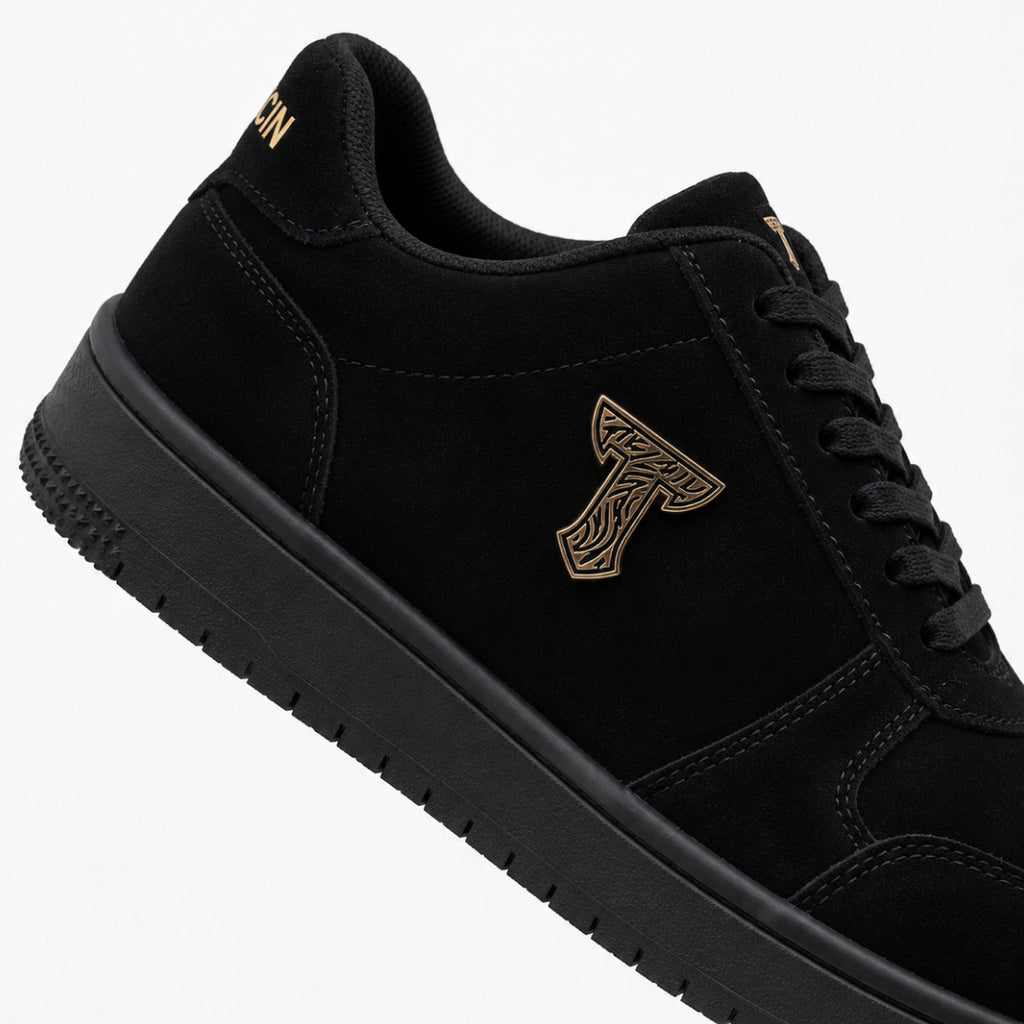 Midnight Panther — Triple Black & Antique Gold