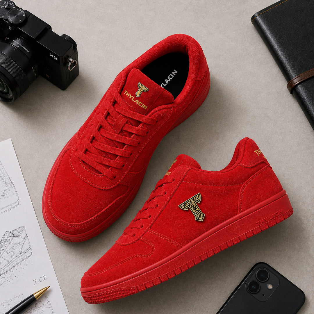 Ember Wolf — Crimson Red & Matte Black