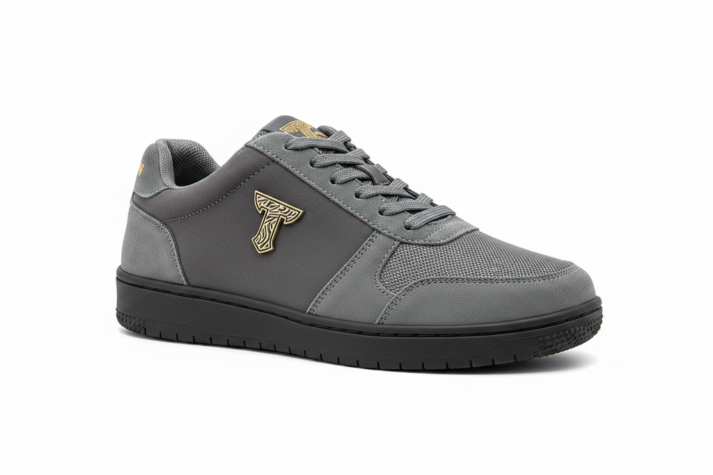 Shadow Lynx — Cognac Brown & Slate Grey