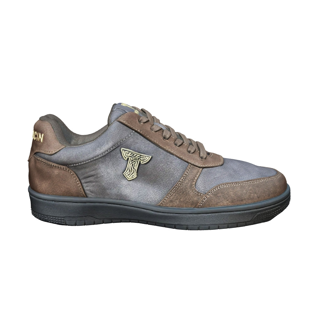 Shadow Lynx — Cognac Brown & Slate Grey